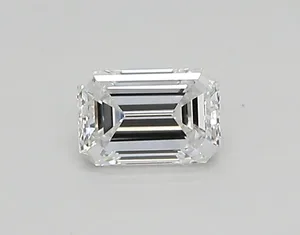 0.39ct EMERALD D VVS1 Lab diamond