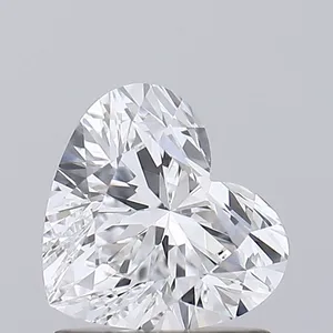 1.04ct HEART D VVS1 Lab diamond