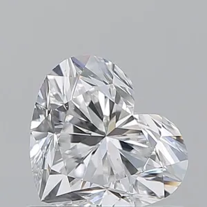 0.7ct HEART D VS2 Natural diamond