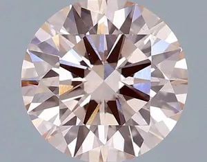 1ct ROUND Fancy Intense Pink VS2 Coloured Lab diamond