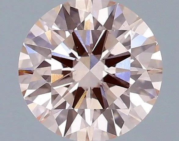 1ct ROUND Fancy Intense Pink VS2 Coloured Lab diamond