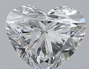 0.72ct HEART E VVS2 Natural diamond