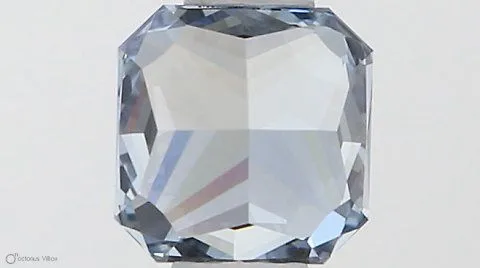 0.43ct RADIANT Fancy Vivid Blue VVS1 Coloured Lab diamond