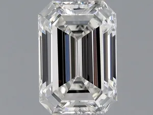 0.38ct EMERALD F IF Natural diamond