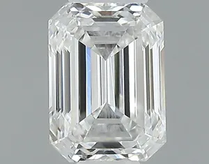 0.33ct EMERALD F VVS2 Natural diamond