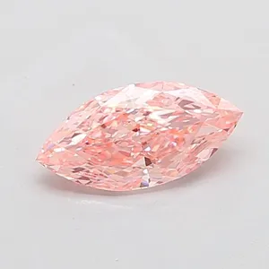 1.46ct MARQUISE Fancy Vivid Pink VVS2 Coloured Lab diamond