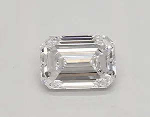0.43ct EMERALD D VVS1 Lab diamond
