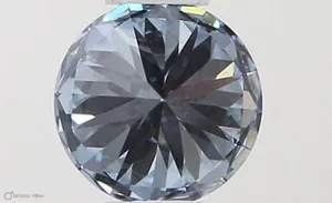 0.31ct ROUND Fancy Vivid Blue VVS2 Coloured Lab diamond