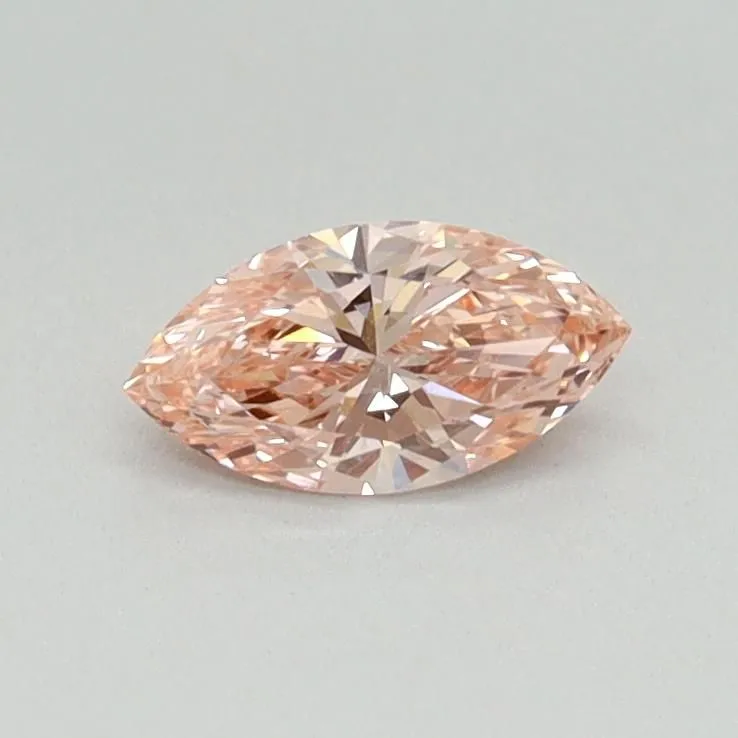 0.32ct MARQUISE Fancy Vivid Pink VS2 Coloured Lab diamond