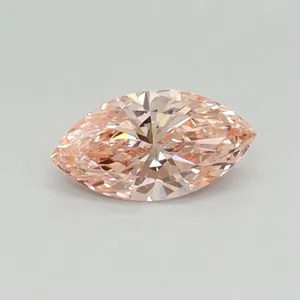 0.32ct MARQUISE Fancy Vivid Pink VS2 Coloured Lab diamond