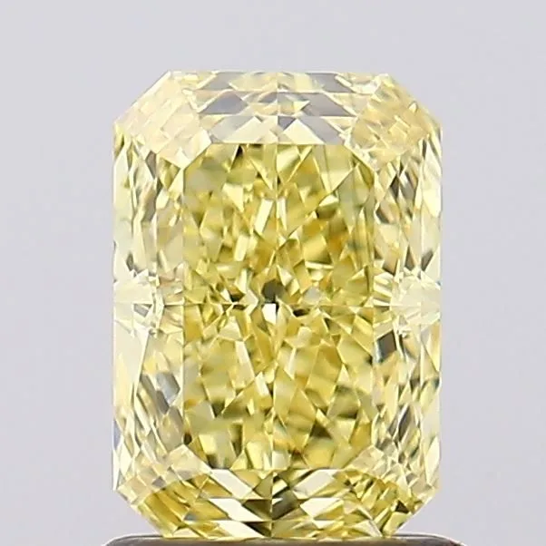 1.20ct RADIANT Fancy Intense Yellow VS2 Coloured Lab diamond