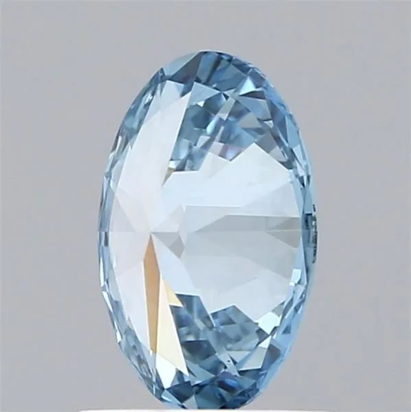 1.02ct OVAL Fancy Vivid Blue VS1 Coloured Lab diamond