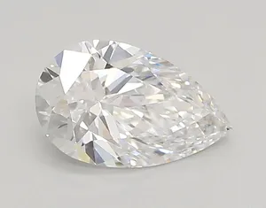 0.82ct PEAR D VVS1 Lab diamond