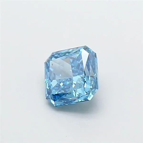 1.01ct RADIANT Fancy Vivid Blue VS1 Coloured Lab diamond
