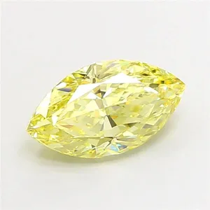 2.01ct MARQUISE Fancy Intense Yellow VVS2 Coloured Lab diamond