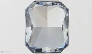0.5ct RADIANT Fancy Vivid Blue VVS1 Coloured Lab diamond
