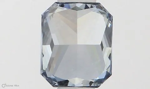 0.5ct RADIANT Fancy Vivid Blue VVS1 Coloured Lab diamond