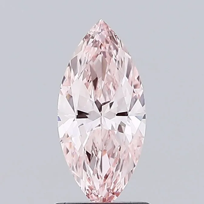 1.00ct MARQUISE Fancy Intense Pink VVS2 Coloured Lab diamond