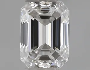 0.3ct EMERALD F VVS2 Natural diamond