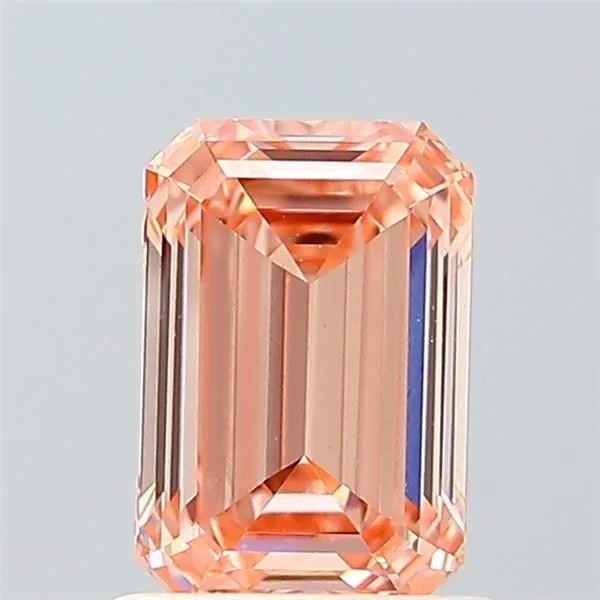 1.03ct EMERALD Fancy Vivid Pink VS1 Coloured Lab diamond
