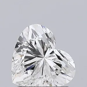 1.07ct HEART F VS1 Lab diamond
