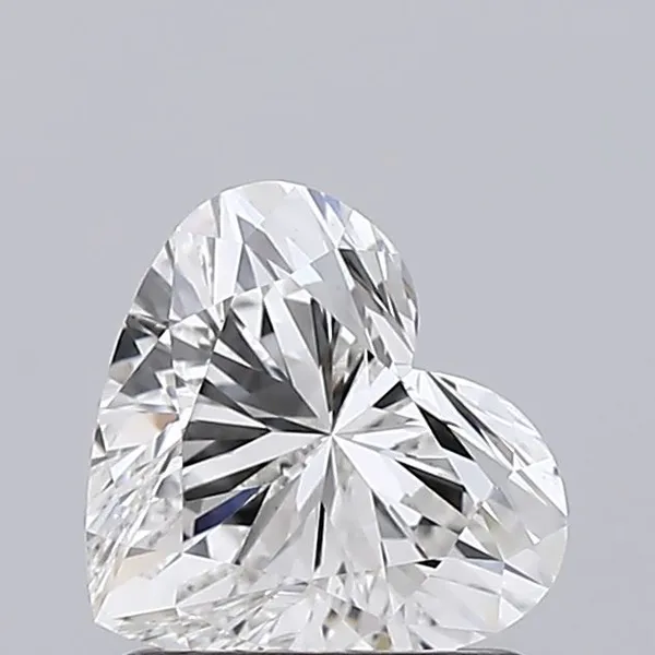 1.07ct HEART F VS1 Lab diamond