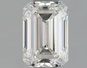 0.71ct EMERALD F VS2 Lab diamond