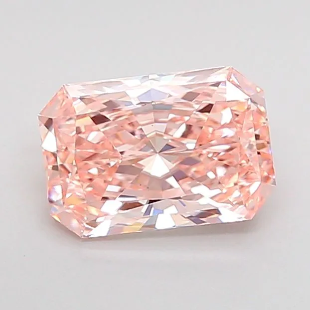 1.12ct RADIANT Fancy Intense Pink VS1 Coloured Lab diamond