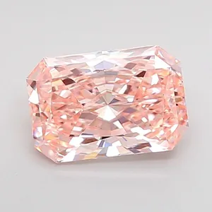 1.12ct RADIANT Fancy Intense Pink VS1 Coloured Lab diamond