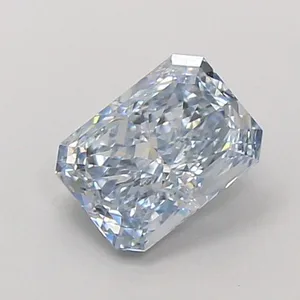 1.02ct RADIANT Fancy Intense Blue VVS2 Coloured Lab diamond