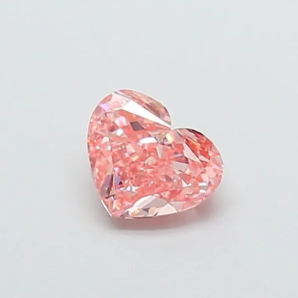 1ct HEART Fancy Vivid Pink VS1 Coloured Lab diamond