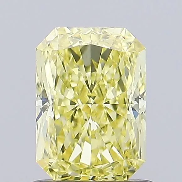 1.05ct RADIANT Fancy Intense Yellow VS1 Coloured Lab diamond