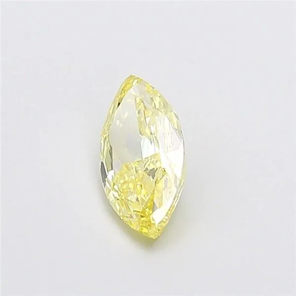 1.01ct MARQUISE Fancy Intense Yellow VVS2 Coloured Lab diamond