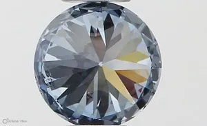 0.3ct ROUND Fancy Intense Blue SI1 Coloured Lab diamond