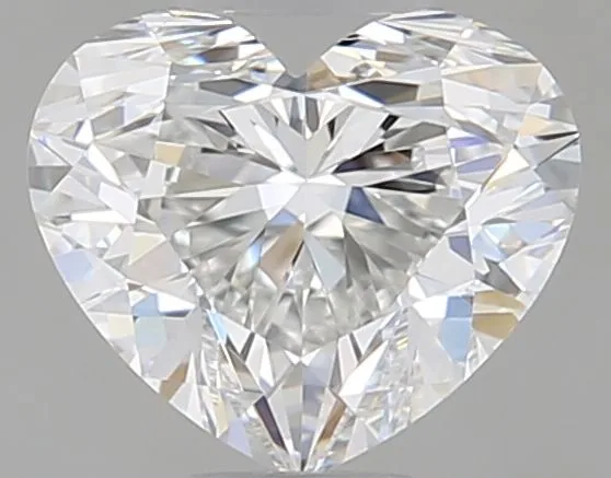 0.51ct HEART F VS2 Natural diamond