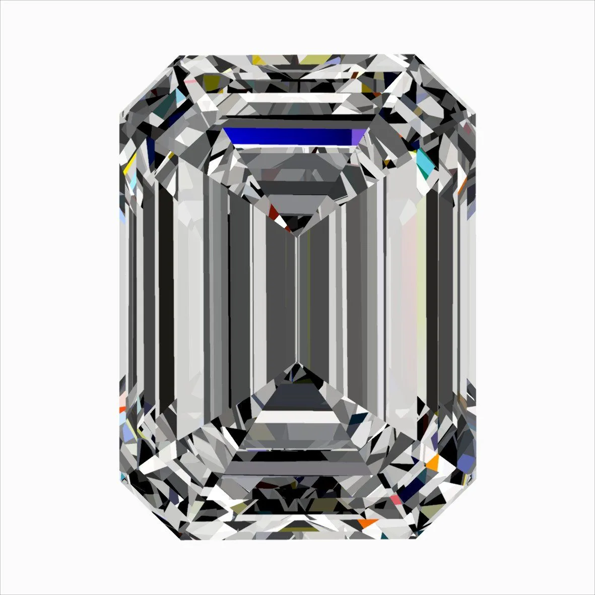 0.33ct EMERALD F VS1 Natural diamond