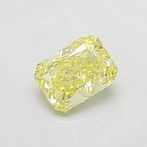 1.07ct RADIANT Fancy Intense Yellow VS1 Coloured Lab diamond