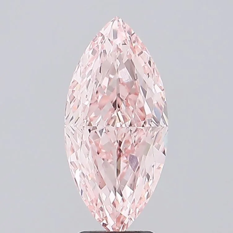 3.00ct MARQUISE Fancy Intense Pink VS1 Coloured Lab diamond