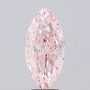 3ct MARQUISE Fancy Intense Pink VS1 Coloured Lab diamond