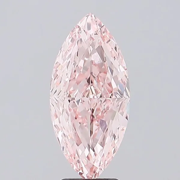 3ct MARQUISE Fancy Intense Pink VS1 Coloured Lab diamond