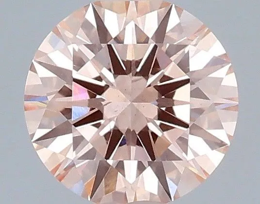 1.02ct ROUND Fancy Intense Pink VS2 Coloured Lab diamond