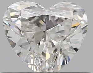 0.4ct HEART F VVS2 Natural diamond