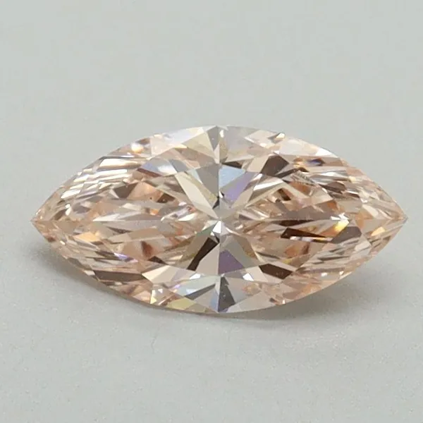 0.51ct MARQUISE Fancy Intense Pink VS1 Coloured Lab diamond