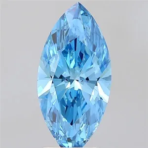 2.01ct MARQUISE Fancy Vivid Blue VS2 Coloured Lab diamond