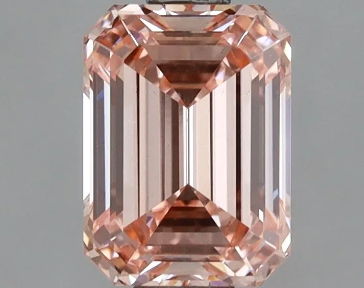 1.27ct EMERALD Fancy Intense Pink VS1 Coloured Lab diamond