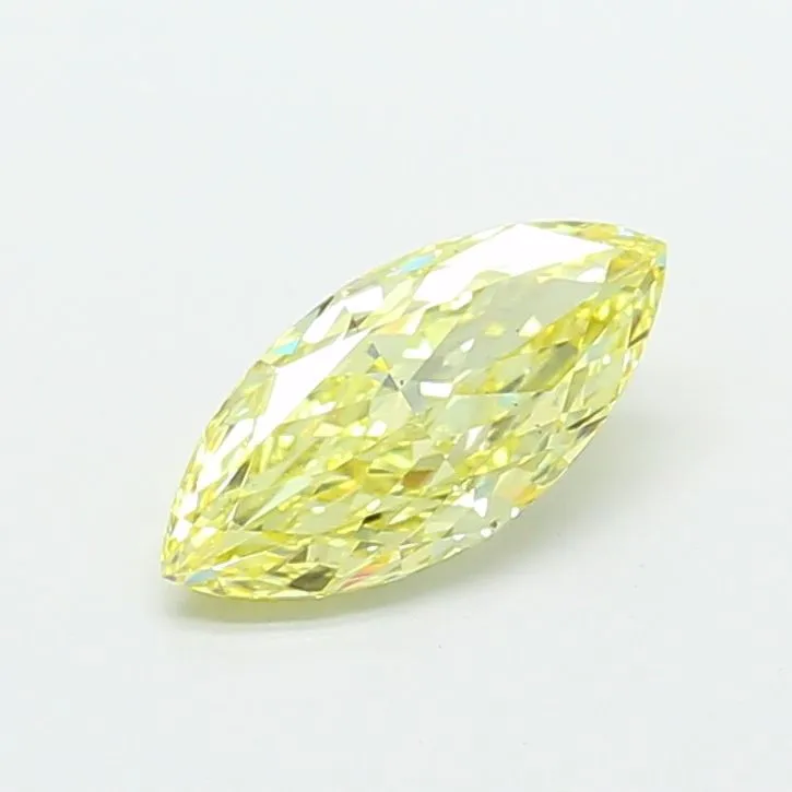 2.03ct MARQUISE Fancy Intense Yellow VS2 Coloured Lab diamond