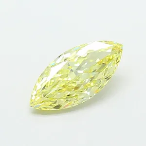 2.03ct MARQUISE Fancy Intense Yellow VS2 Coloured Lab diamond