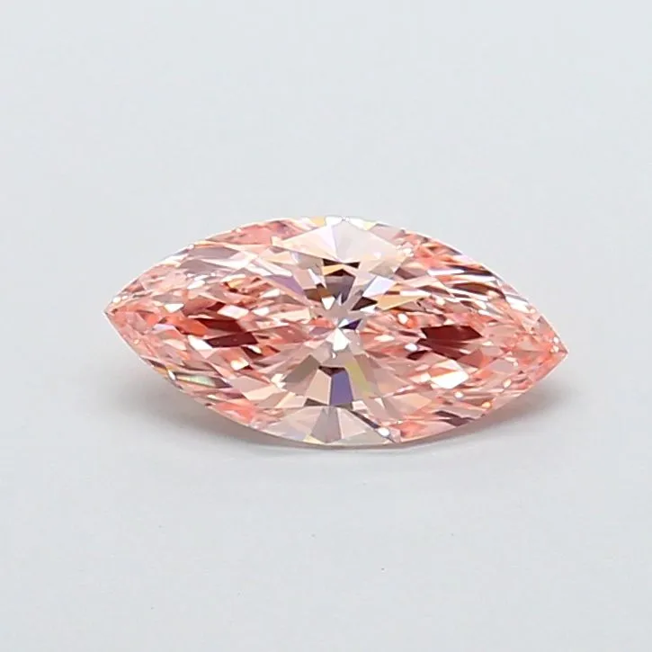 1.05ct MARQUISE Fancy Vivid Pink VVS2 Coloured Lab diamond