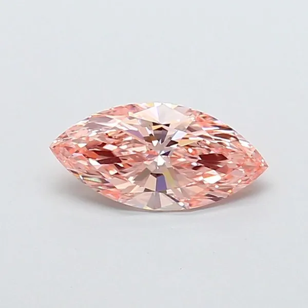 1.05ct MARQUISE Fancy Vivid Pink VVS2 Coloured Lab diamond