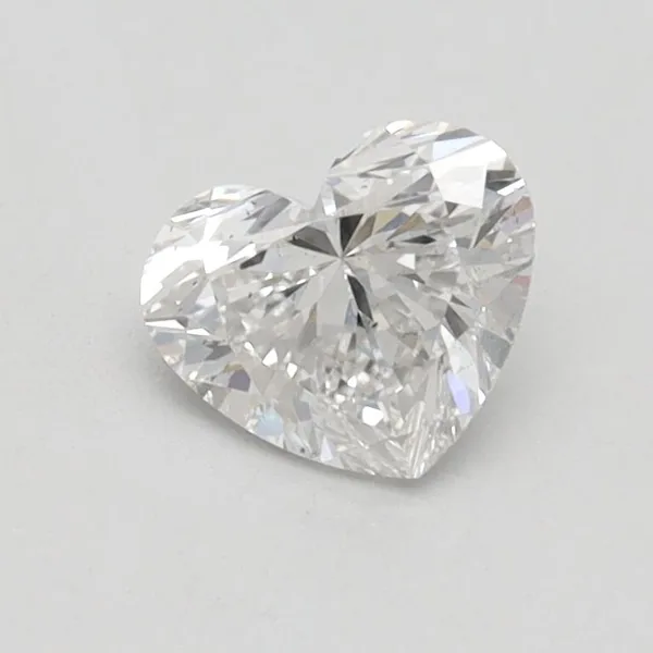 0.8ct HEART F SI1 Lab diamond